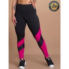 Calça Legging Feminina Com Recorte Trançado Cintura Alta Moda Academia GJR Modas