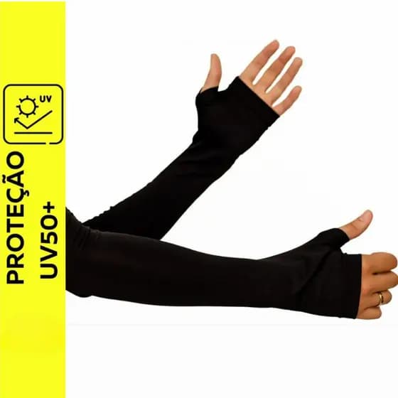 Par Manguito Unissex Manga Camisa Proteção Solar UV50+ Manga Esportiva Fitness Academia GJR MODAS