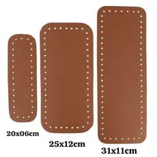 KIT COM 3 FUNDOS 20X06,25X12 E 31X11 PARA BOLSASCROCHÊ ARTESANAIS