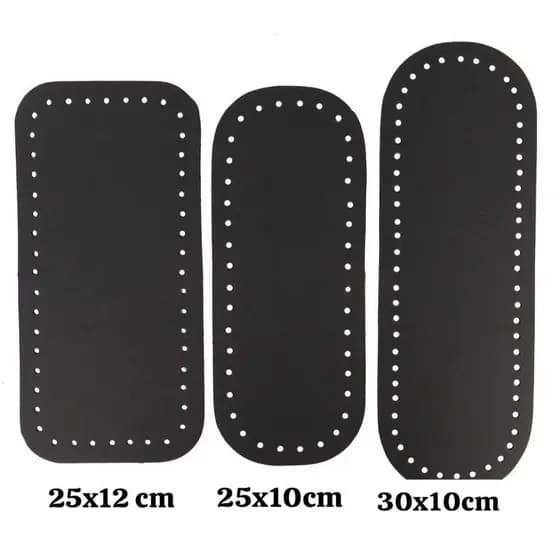 KIT COM 3 FUNDOS 25X12,25X10 E 30X10 PARA BOLSASCROCHÊ ARTESANAIS
