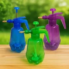Pulverizador Spray Borrifador 1,6 Litros Manual Com Válvula Pressão Multiuso Jardim Horta Sortido