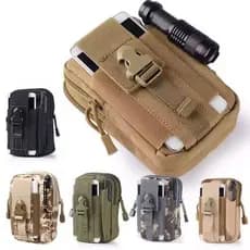 Bolsa tática de cintura, militar, esportiva, para celular, montanhismo, ciclismo, corrida, à prova d'água, durável