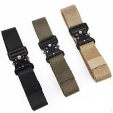 Cinto tático unissex de liberação rápida tecido militar resistente de nylon