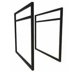 Suporte Industrial Reforçado 48cm – Para Casa Prateleiras e Micro-ondas
