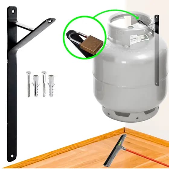 Suporte Gás Aéreo cozinha botijão