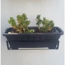2 Suporte jardineira parede 40cm