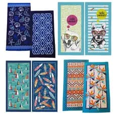 Kit de Toalhas Banho Praia Variadas Estampadas 2 Unidades