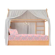 Jogo de Cama Montessoriana Infantil Arco Iris Menina 150x70