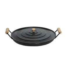 Frigideira Com Tampa Disco De Arado Aço Laminado