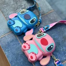 Mini Bolsinha Infantil Lilo Stitch Angel Carteira