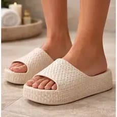 Sandália Feminina Ousadia Chinelo Nuvem Slide Plataforma Eva
