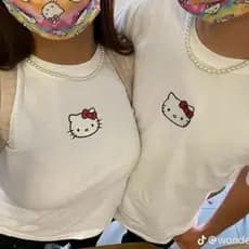 🎀 Camiseta Hello Kitty Kawaii – Streetwear Fofa e Estilosa 💖 | Unissex |Conforto e Atitude na Medida