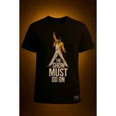 Freddie Mercury Queen 👕 Camiseta Feminina Rock Premium | Baby Look Confortável em Algodão presente