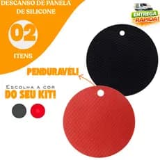 Kit 02/04/06 Descanso de Panela Silicone Cozinha Panela Quente Cozinha Resistente Restaurante