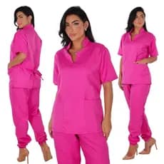 Pijama Cirúrgico Hospitalar Gabardine 100% Poliéster – Scrubs Jogger Unissex – Varias Cores – Bolsos, medico, enfermeiro