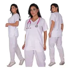 Pijama Cirúrgico Scrub Oxford Uniforme Enfermagem Unissex