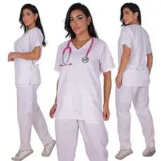 Pijama Cirúrgico Scrub Oxford Uniforme Enfermagem Unissex- Pronta Entrega
