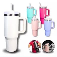 Copo Térmico Garrafa 1200ml Com Tampa e Canudo ideal para Hidratação