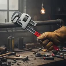 Chave Grifo Tipo Stillson 18 Polegadas Starfer - Ajustável, Resistente e Profissional 🔧💪