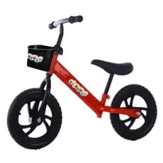 Bicicleta Infantil Balance 12 Sem Pedal Eva Cor Vermelha