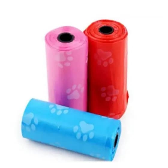KIT COM 3 ROLINHOS DE REFIL CATA CACA PET SAQUINHO HIGIÊNICO 21X29CM - C3B - CB2570