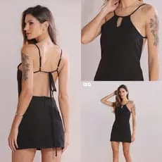 LXC Vestidos midi femininos, vestido preto cropped,vestido de festa saia elegante