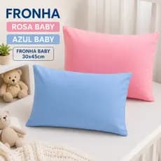 Fronha Infantil Criança 30x45cm Menina Menino Micropercal Macia Antialérgica Várias Cores