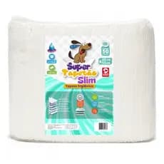 Tapete Higiênico Cachorro Cães Pet Super Tapetão Slim 60x55 - 50 Un.