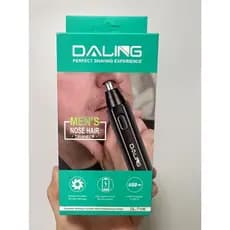 Aparador De Pelos Nariz Orelha Daling DL-7106 Recarregavel Usb Portatil