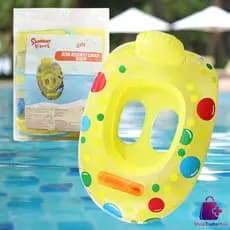 Boia Bote Com Assento Infantil Inflável 60cm Piscina