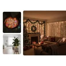 Cordão Luz Led Decorativa Fio Fada 10 Metros Colorido Iluminacão Ambiente Festas