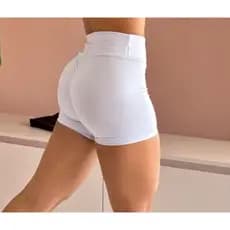SHORT  avulso curto fitness e Cross empina bumbum media compressão tecido toque macio