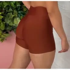 short avulso curto fitness e Cross empina bumbum tecido premium
