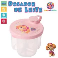 Dosador de Leite em Pó 300ml Patrulha Canina Sky Baby com 3 Divisórias Livre de BPA Seguro para Bebê