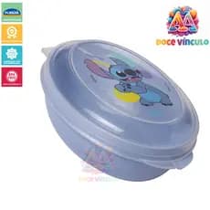 Saboneteira Bebê Infantil Stitch 180ml Higiene Lavagem Plasutil