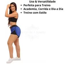 Conjunto de academia feminino Roupa de academia feminina short duplo conjunto academia shorts fitness treino