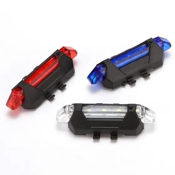 Lanterna Bike Led Recarregável Forte Sinalizador Bicicleta Traseira Forte Ciclista Ciclismo USB 4 Modos Uso