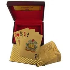 Baralho 500 EURO DOURADO OURO FOLHADO