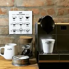 Azulejo Decorativo - Tipos de Preparo de Café - Casa Toco
