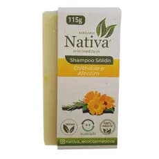 Shampoo Sólido Natural - Calêndula e Alecrim - Nativa Ecocosméticos