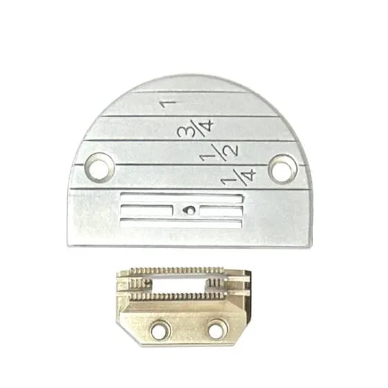 Kit Chapa Agulha E Dente 4 Carreiras Leve/Media Reta Industrial