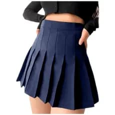 saia preta colegila cosplay k pop Egirl anime
