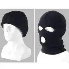 Balaclava De Lã Touca Ninja Para Motoqueiro Inverno Unissex