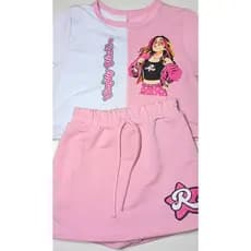 CONJUNTO EMILY VICK INFANTIL JUVENIL SHORT SAIA+ BLUSA