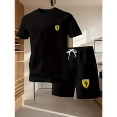 kit Masculino Short Masculino + Camiseta Basica treino academia dia dia fim de ano