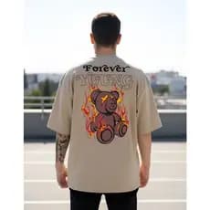 Camiseta Oversized Heavy Street Wear Unissex M G GG