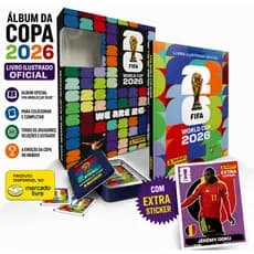 Box Color Copa 2026 Panini Álbum Capa Dura + 30 Envelopes + Lata + Doku Extra