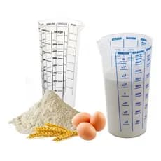 Copo De Medida Dosador Graduado De Plástico Colors Com Bico 500ml