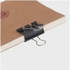 Kit 24 Pecas Prendedor De Papel Binder Clips Mini 15mm de Metal