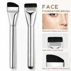 Pincel De Base de Cerda Reta/Chanfrada Corretivo - Contorno Facial, Máscara Facial, Mistura Plana Pincel De Maquiagem
